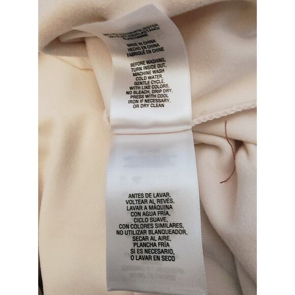 Jones New York Ivory Cowl Neck Brushed Terry Jersey Knit Long Sleeve Top XXL - Picture 8 of 9